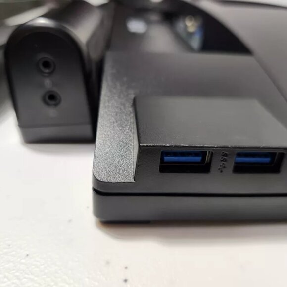 Dell Professional P2217H 22" IPS LED Monitor HDMI DP 1920 x 1080 Speaker Bar - Picture 10 of 11